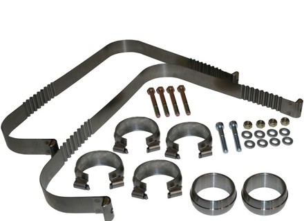 Kit di montaggio per scarico posteriore. Porche 993 - 93.301KIT, 1621700510